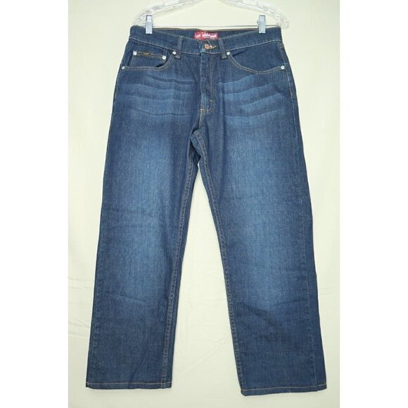 Lee Jeans Premium Select Regular Fit Straight Fit Dark Wash Denim Men's 30x25 - Picture 1 of 11